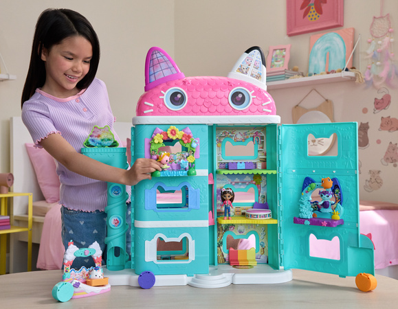 Gabby's Dollhouse the Kinofilm Süßes Balkon-Puppenhaus Set + Zubehör Gabby's Dollhouse the Kinofilm