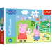 Trefl 17356 Puzzle 60 Peppa Wutz In einer Gruppe spielen
