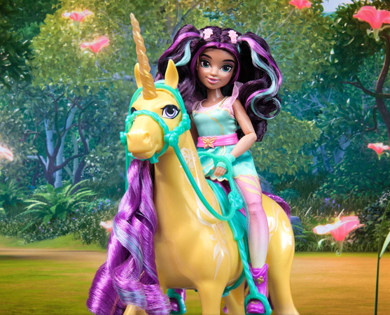 Einhorn-Akademie Einhorn-Blatt-Figurenset + Zubehör Einhorn-Akademie