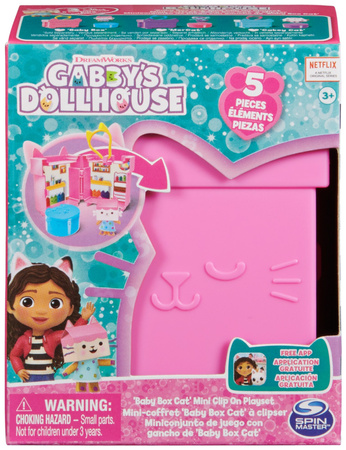 Gabby's Cat House rosa Minibox Zimmer 5 Elemente Gabby's Dollhouse