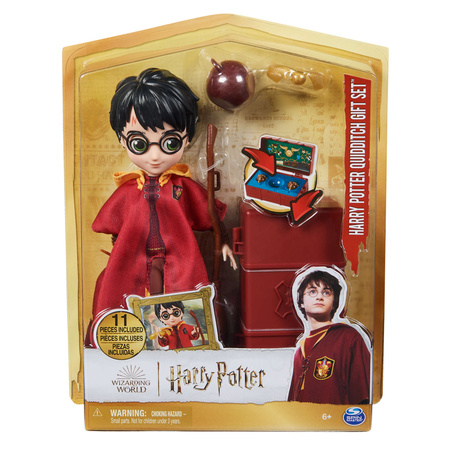 Harry Potter Quidditch Geschenkset 20 cm Puppe + Zubehör