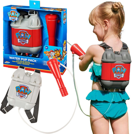 Paw Patrol verstellbarer Wasserrucksack mit Wasserpumpenpistole Water Pup Pack
