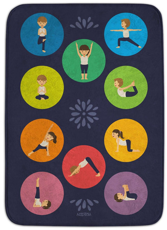 Achoka Soft Teppich Yoga- und Spielmatte 130x180 cm