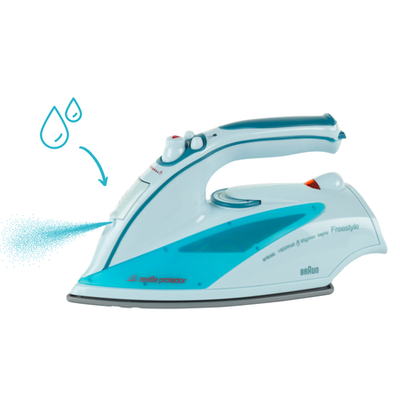 Braun Großes Bügeleisen mit Waschmaschine für Kinder Klein