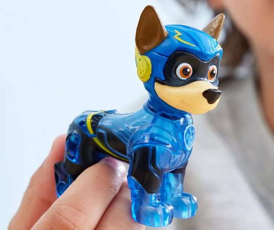 Paw Patrol The Mighty Kinofilm Big Figure Chase Blaues Fahrzeug Polizeiauto Interaktives Cars Deluxe Licht Sound