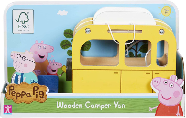 Charakter Peppa Wutz Wohnmobil aus Holz mit Figur