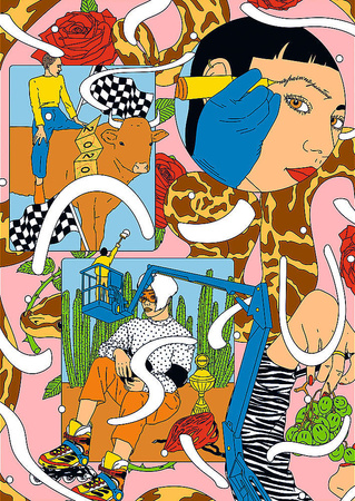 Puzzle 500 elements Velvet Soft Touch No Pain, No Painting UFT