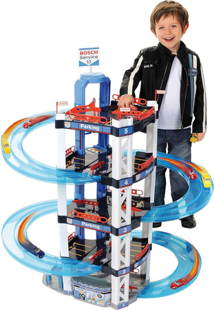 XXL Bosch Service 5-stöckiges Parkhaus 85 cm Klein + 2 Autos