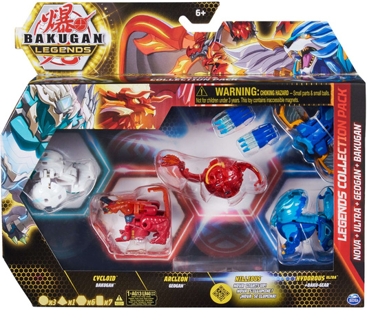 Bakugan Legends Battle Collection Pack Cycloid + 5 Figuren und Karten