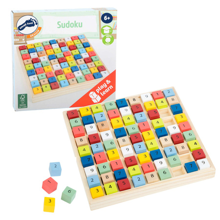 Small Foot Hölzerne Sudoku-Farbblöcke
