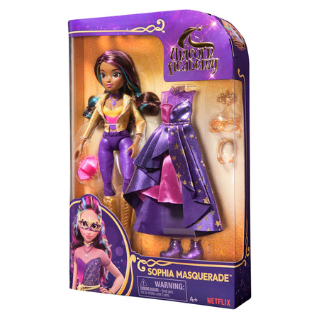 Einhorn Akademie Einhorn Akademie Set Sophia Masquerade Puppe + extra Outfit