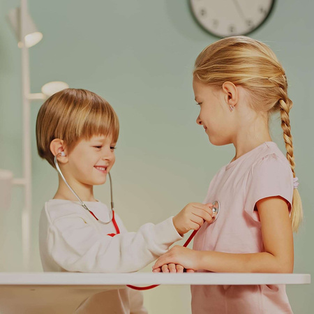 Klein Metall-Stethoskop für Kinder mit echten Funktionen