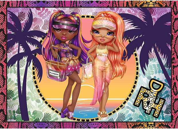 Puzzle 4in1 Modne Puppen Rainbow High 207 Teile