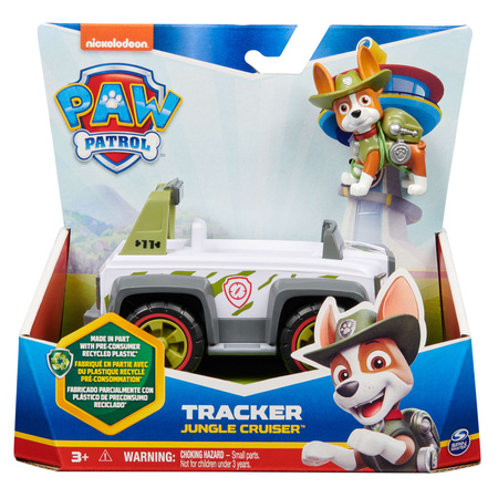 Paw Patrol 2-in-1 Tracker eco Fahrzeug mit Figur