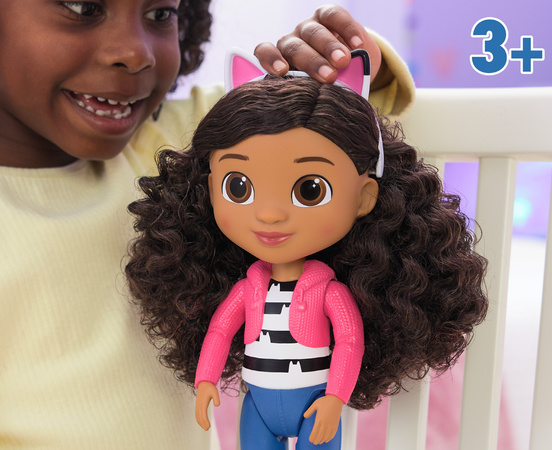 Gabi's Cat House Große Gabby Puppe mit Katzenohren Stirnband 32 cm Gabby's Dollhouse