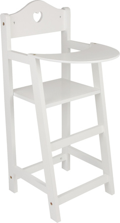 Hölzerner Futterstuhl für Puppen