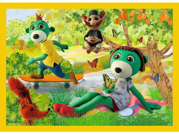 Trefl Puzzle 4in1 Der gemeinsame Spaß der Trefliks