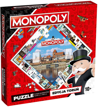 Puzzle Monopoly Edition Torun Board 1000 Elemente Winning Moves