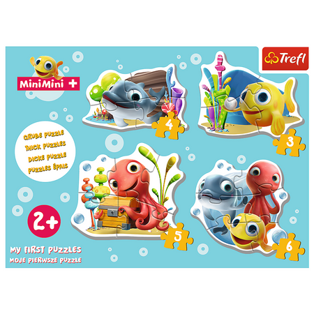 Puzzle Baby Set 4in1 MiniMini Fisch 18 Teile