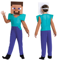 Minecraft Karnevalskostüm Steve 127-136 cm (7-8 Jahre)