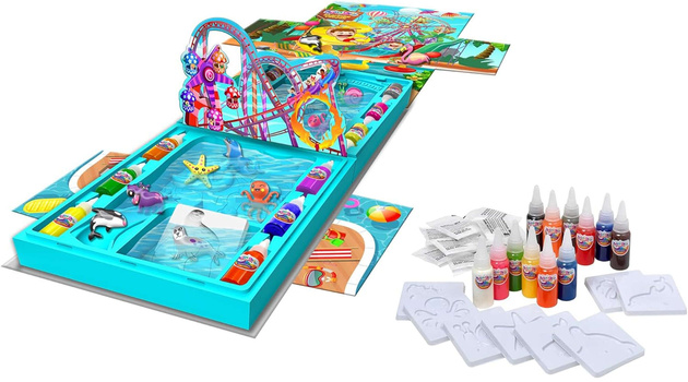 Aqua Gelz Large Creative Lagoon Set 12 farbige Gele + Formen