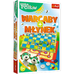 Spiel The Treflik Family Checkers + Grinder Spielset 01920 Trefl