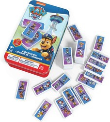 Kinderpartyspiel Domino Paw Patrol in einer Dose