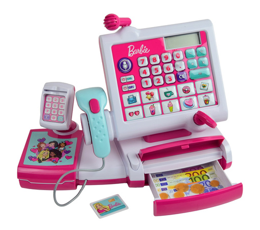 Klein 9339 Ladenkasse mit Scanner Barbie