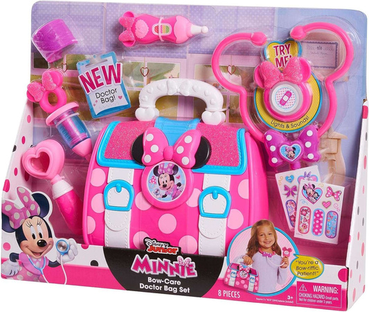 Minnie Maus// Minnie Mouse Großer Arztkoffer Erste-Hilfe-Kit 8-teilig Licht/Schall Disney