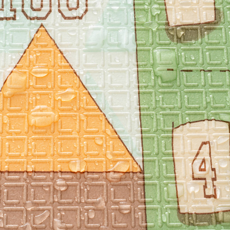 HUMBI Spielmatte Baby, Krabbelmatte, XPE Schaumstoff, Doppelseitig, Flatbar, Wasserdicht, Extra Größe, Teppich Babymatte, Rutschfest, 120x180 Stadttier-Nacht