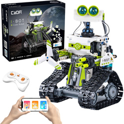 Cada Bauklötze I.BOT Code Roboter Dual Mode RC Programmierung Robotik Licht LED 434 Stück