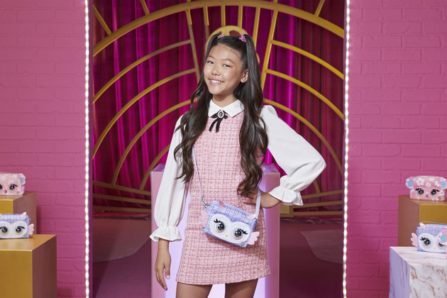 Purse Pets Hoot Couture Owl Interaktive Handtasche mit Augen Sound