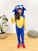 Sonic der Igel Kinder Karnevalskostüm 10-12 Jahre alt