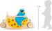 Kleiner Fuß 2-in-1 Holzfahrrad Schaukelstuhl Cookie Monster