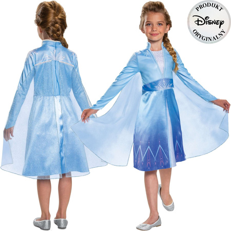 Disney Frozen Die Eiskönigin Kostüm Elsa Karnevalskostüm 109-123 cm