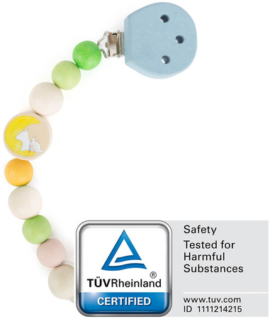 Holzschnullerkette Sheep Lot Sicherheitsanhänger