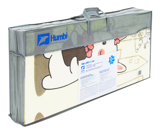 HUMBI Kinder Baby Spielmatte Krabbelmatte XPE Schaumstoff Doppelseitig Bildung