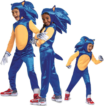Kostium dla dzieci Deluxe Prime Sonic the Hedgehog Strój karnawałowy 4-6 lat