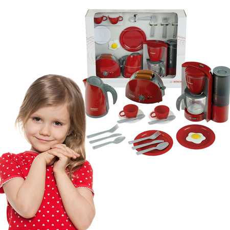 Bosch Toaster-Wasserkocher großes Kinder-Frühstücksset Klein 9564