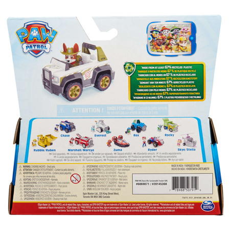 Paw Patrol 2-in-1 Tracker eco Fahrzeug mit Figur