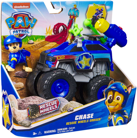 Paw Patrol Rescue Wheels blau Geländewagen mit Chase Figur 6cm