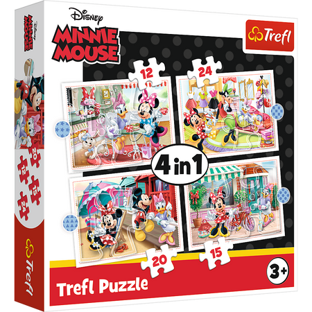 Puzzle 4in1 Minnie mit Freunden 
