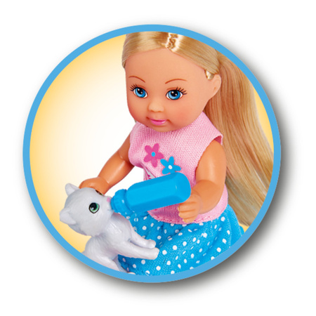 Evi Love Kitten Carer Doll + Kinderwagen und Katzenfiguren