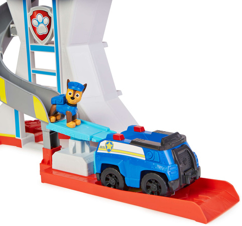Paw Patrol Beobachtungsstation mit Polizeifahrzeug und Figuren