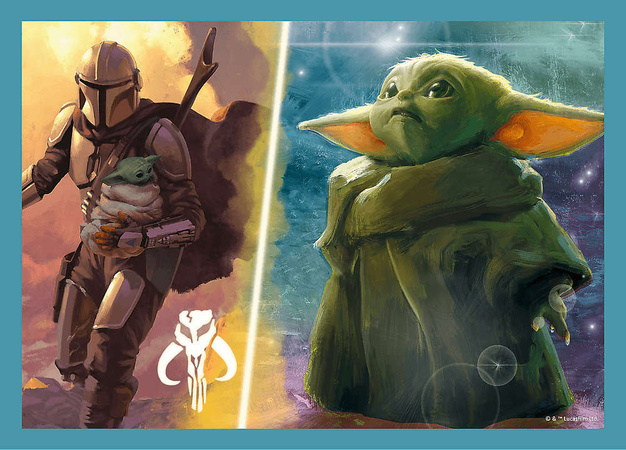 Trefl Puzzle 4in1 Star Wars Mandalorian