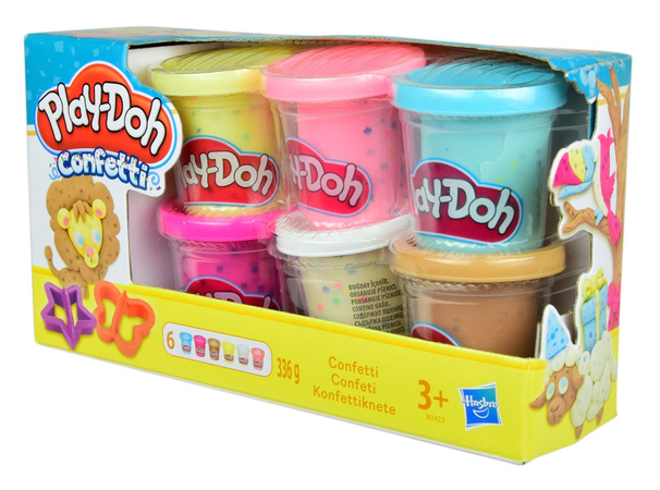 Hasbro Play-Doh Konfetti Torte Satz B3423