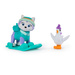 Paw Patrol Schneemobil mit Raketenwerfer Deluxe-Figur Everest + Chickaletta Henne