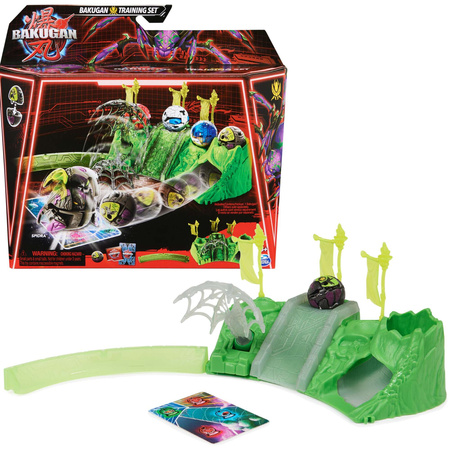 Bakugan Training Set + Spidra Insekt Clan Figur Grün Strategie Spiel
