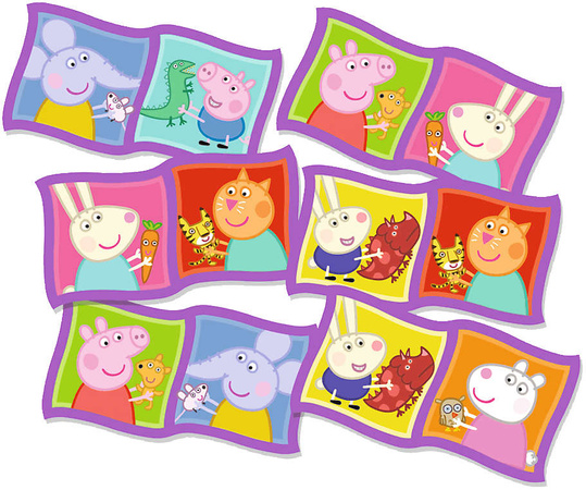 Trefl Peppa Wutz Dominosteine