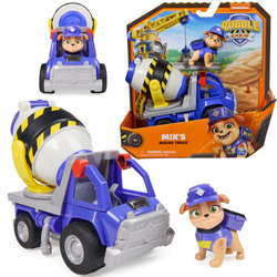 Paw Patrol Gemischter Betonmischer Fahrzeug Rubble und seine Crew + Figur